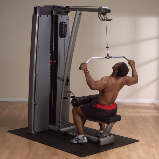 Pro Clubline - Dual Lat/row-machine, Freestanding 210lb Stack - DLATSF