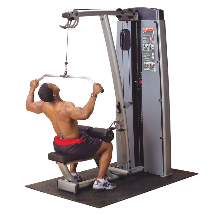 Pro Clubline - Dual Lat/row-machine, Freestanding 210lb Stack - DLATSF