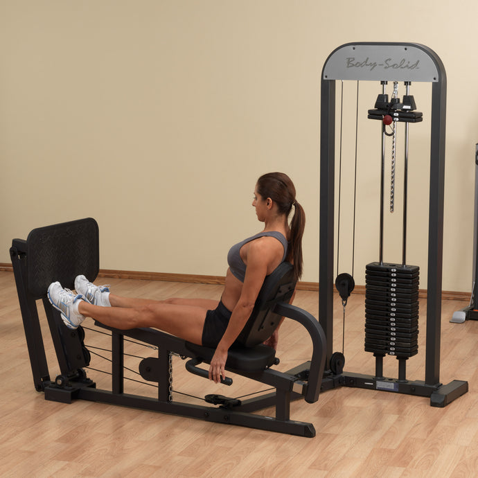 Body Solid - PRO SELECT LEG PRESS, 210LB STACK - GLP-STK